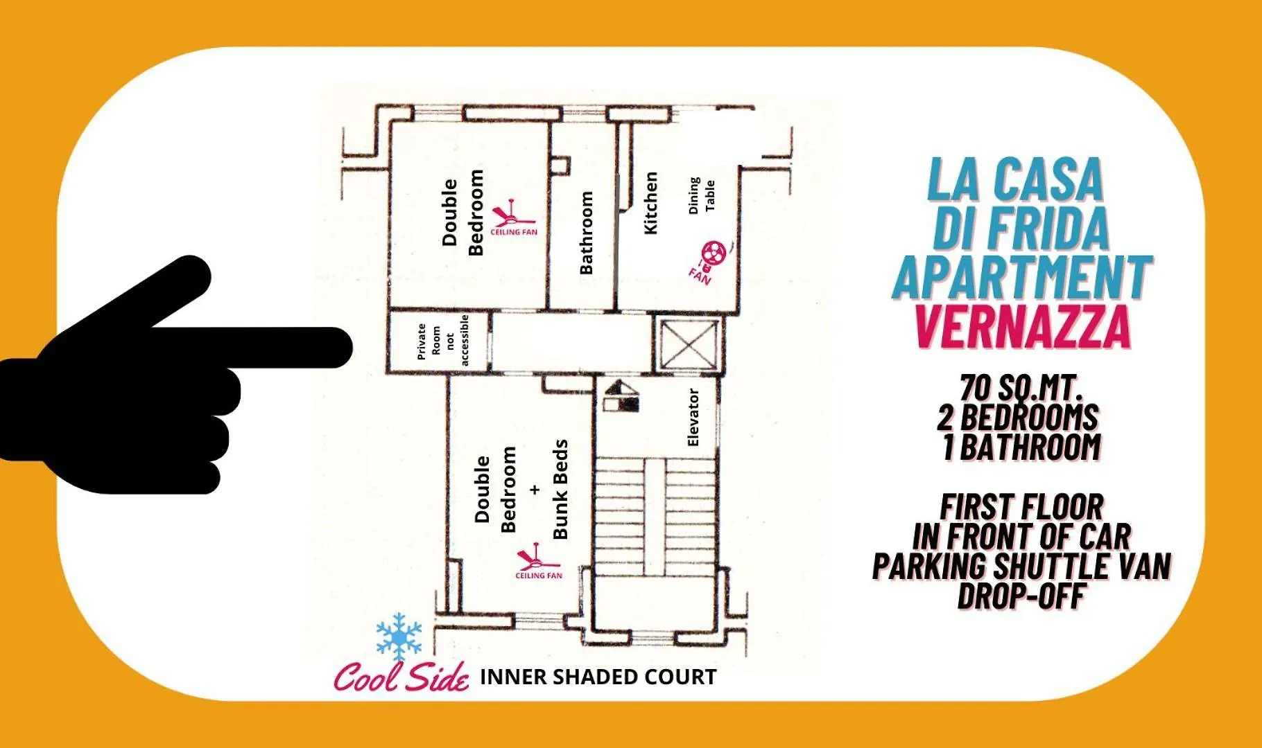 Apartament La Casa Di Frida Vernazza 0*,  Włochy